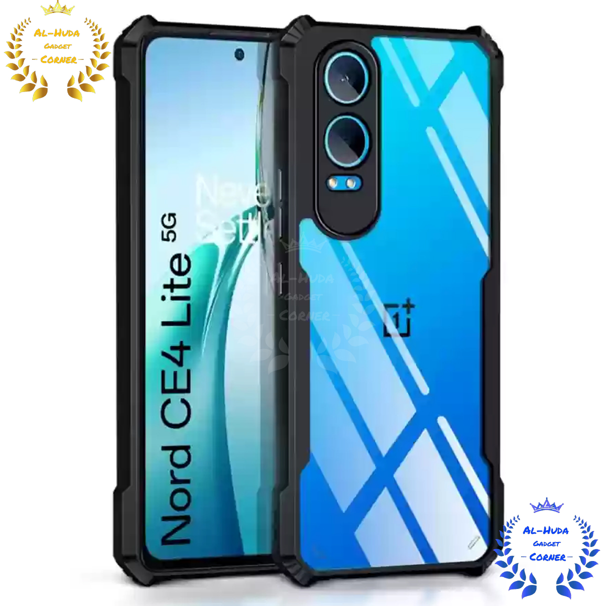 Picture of Shockproof & Transparent Crystal Clear Back Cover Case / Matte Protective Lens Flexible Back Cover for OnePlus Nord CE 4 lite 5g / OnePlus Nord CE4 lite 5G / oppo k12x (China) | Slim Silicone Cover with Soft Lining Shockproof Full Body Bumper Case