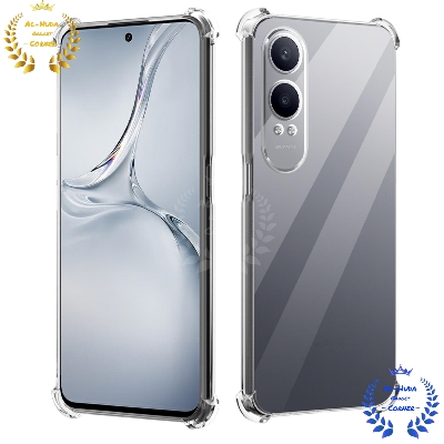 Picture of Shockproof & Transparent Crystal Clear Back Cover Case / Matte Protective Lens Flexible Back Cover for OnePlus Nord CE 4 lite 5g / OnePlus Nord CE4 lite 5G / oppo k12x (China) | Slim Silicone Cover with Soft Lining Shockproof Full Body Bumper Case