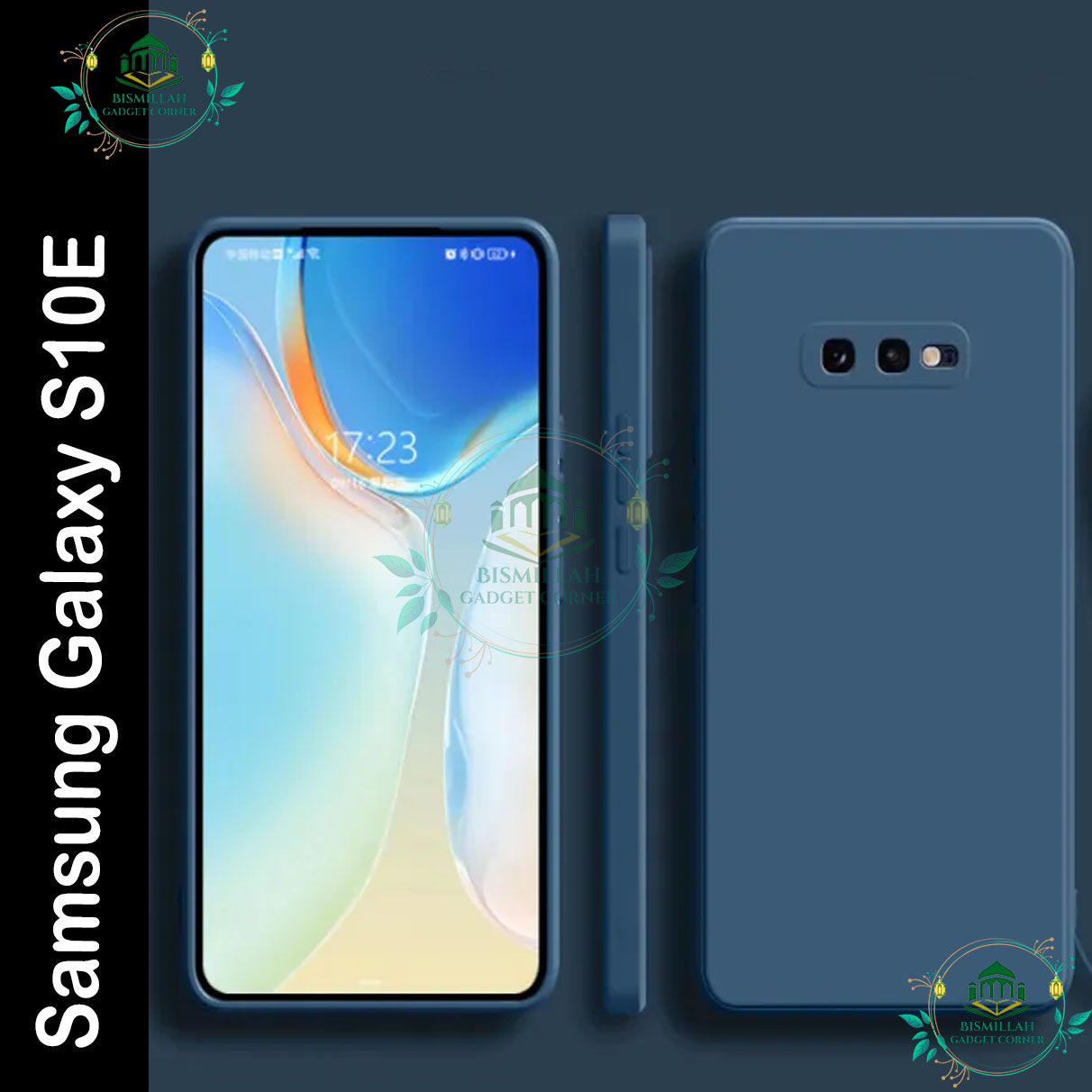 Picture of Premium Liquid Silicone Phone case for Samsung Galaxy S10E Liquid Silicon Mobile Back Case Soft Silicone Phone Cover