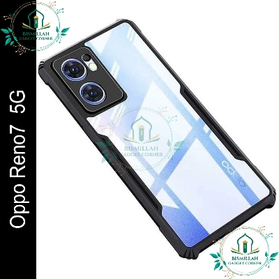 Picture of Original Xundd Back Cover for Oppo Reno7 5G Transparent Hybrid Hard PC Back Bumper