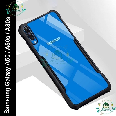 Picture of Xundd Back Cover for Samsung Galaxy A50 / Samsung Galaxy A30S / Samsung Galaxy A50S Transparent Hybrid Hard PC Back Bumper