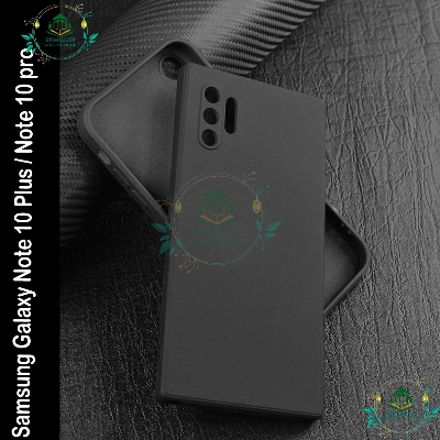 Picture of Premium Liquid Silicone Phone case for Samsung Galaxy Note 10 Plus / Samsung Galaxy Note 10 Pro Liquid Silicon Mobile Back Case Soft Silicone Phone Cover - মোবাইল ফোন - Phoneo