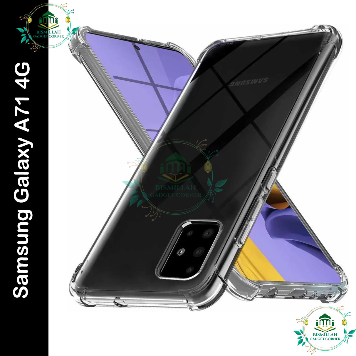 Picture of Transparent back cover For Samsung Galaxy A71 4G Luxury transparent Protect Back Cover Soft Case