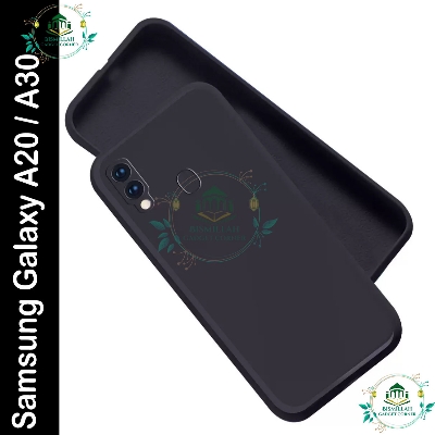 Picture of Premium Liquid Silicone Phone case for SSamsung Galaxy A20 / Samsung Galaxy A30 Liquid Silicon Mobile Back Case Soft Silicone Phone Cover - মোবাইল ফোন - Phoneo