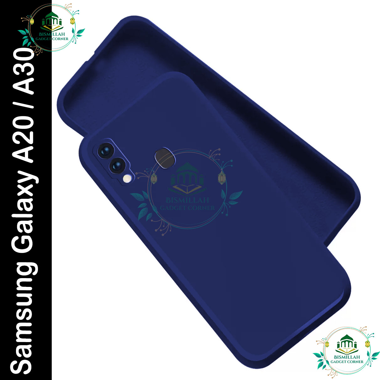 Picture of Premium Liquid Silicone Phone case for SSamsung Galaxy A20 / Samsung Galaxy A30 Liquid Silicon Mobile Back Case Soft Silicone Phone Cover - মোবাইল ফোন - Phoneo