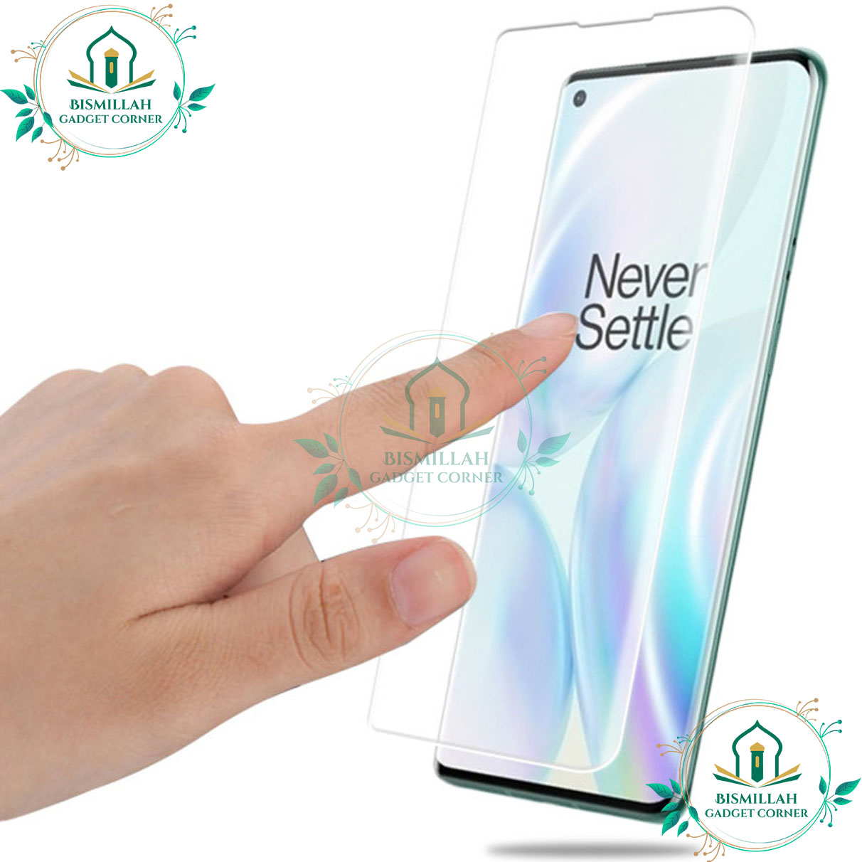Picture of Original Premium UV Tempered Glass For Honor 60 /  Honor 60 SE / Honor 70 / Honor X40 / Honor 80 SE / Honor X9a Screen Protector Curved with Liquid Glue and UV Light -Transparent Clear