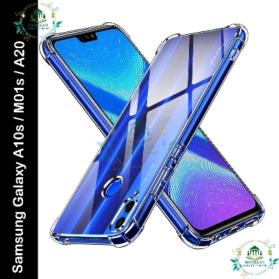Picture of Transparent back cover For Samsung Galaxy A10s / Samsung Galaxy M01s / Samsung Galaxy A20 Luxury transparent Protect Back Cover Soft Case