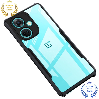 Picture of Shockproof & Transparent Crystal Clear Back Cover Case / Matte Protective Lens Flexible Back Cover for OnePlus Nord CE 3 5G / OnePlus Nord CE3 5G / 1+ Nord CE3 5G | Slim Silicone Cover with Soft Lining Shockproof Full Body Bumper Case