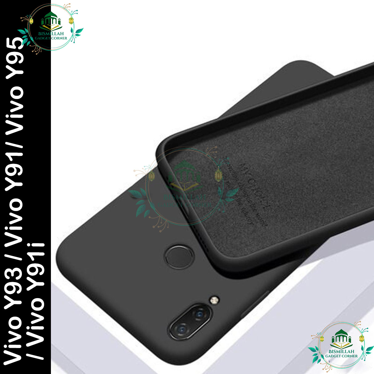 Picture of Premium Liquid Silicone Phone case for Vivo Y93 / Vivo Y91/ Vivo Y95  / Vivo Y91i Liquid Silicon Mobile Back Case Soft Silicone Phone Cover - মোবাইল ফোন - Phoneo