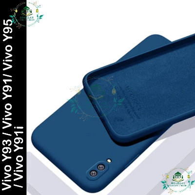 Picture of Premium Liquid Silicone Phone case for Vivo Y93 / Vivo Y91/ Vivo Y95  / Vivo Y91i Liquid Silicon Mobile Back Case Soft Silicone Phone Cover - মোবাইল ফোন - Phoneo
