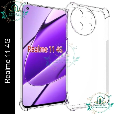 Picture of Original Transparent back cover For Realme 11 4G Luxury transparent Protect Back Cover Soft Case