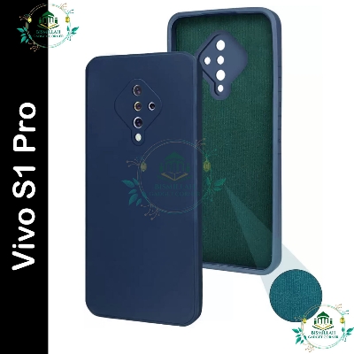Picture of Premium Liquid Silicone Phone case for Vivo S1 Pro Liquid Silicon Mobile Back Case Soft Silicone Phone Cover - মোবাইল ফোন - Phoneo