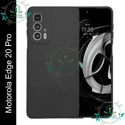 Picture of Original Premium Liquid Silicone Phone case for Motorola Edge 20 Pro Liquid Silicon Mobile Back Case Soft Silicone Phone Cover
