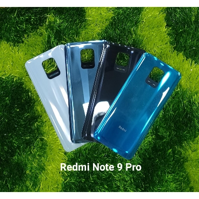 Picture of Backshell for Redmi Note 9 Pro / Note 9 Pro Max Replacement Back Battery Cover For Xiaomi Redmi Note 9 Pro Back Rear Glass Case