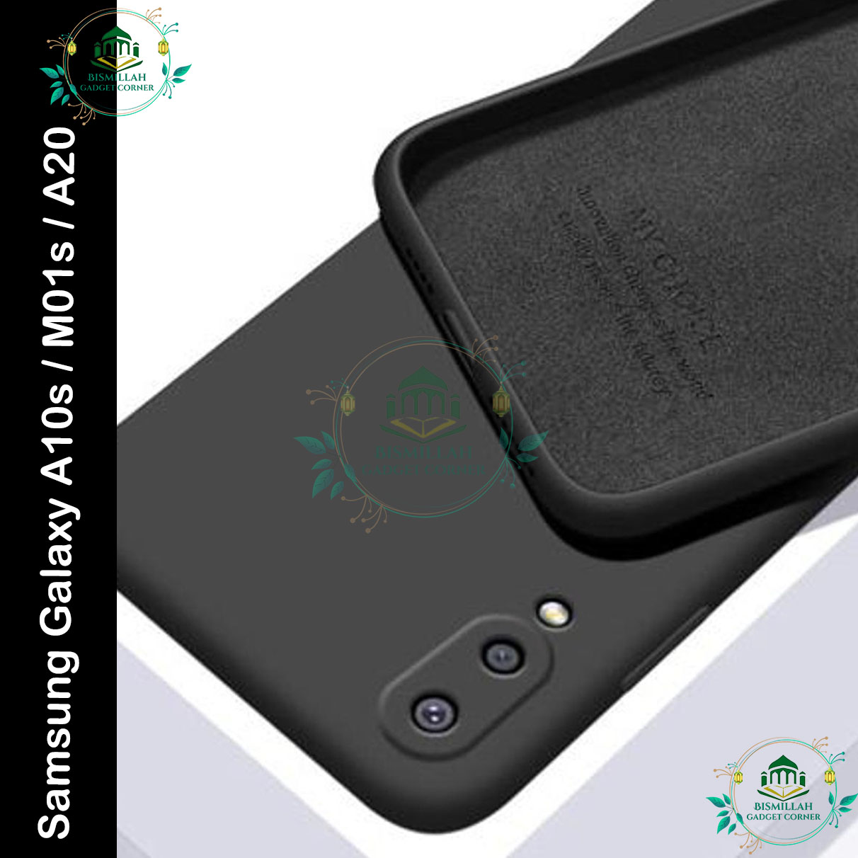 Picture of Premium Liquid Silicone Phone case for Samsung Galaxy A10s / Samsung Galaxy M01s / Samsung Galaxy A20 Liquid Silicon Mobile Back Case Soft Silicone Phone Cover - মোবাইল ফোন - Phoneo