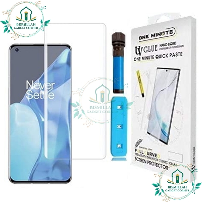 Picture of Original Premium UV Tempered Glass For Samsung Galaxy note 20 Screen Protector Curved with Liquid Glue and UV Light -Transparent Clear