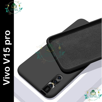 Picture of Premium Liquid Silicone Phone case for Vivo V15 pro Liquid Silicon Mobile Back Case Soft Silicone Phone Cover - মোবাইল ফোন - Phoneo