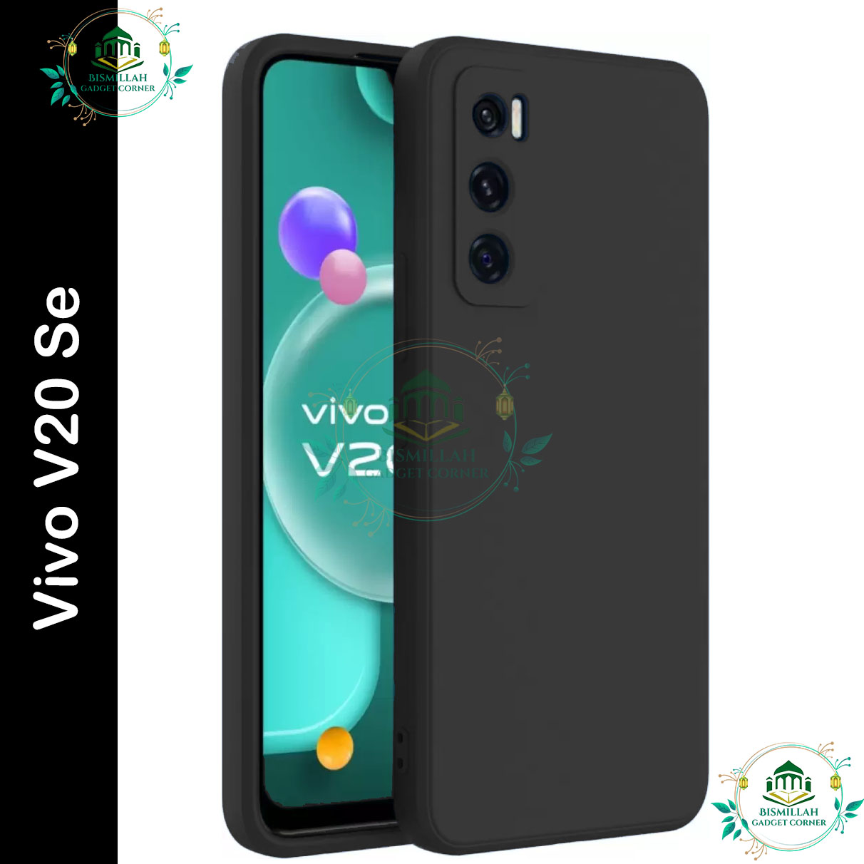 Picture of Premium Liquid Silicone Phone case for Vivo V20 se ( v20se ) Liquid Silicon Mobile Back Case Soft Silicone Phone Cover - মোবাইল ফোন - Phoneo
