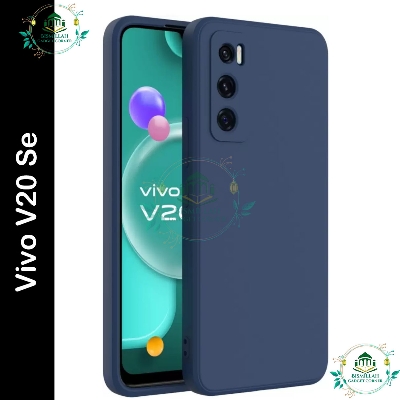 Picture of Premium Liquid Silicone Phone case for Vivo V20 se ( v20se ) Liquid Silicon Mobile Back Case Soft Silicone Phone Cover - মোবাইল ফোন - Phoneo