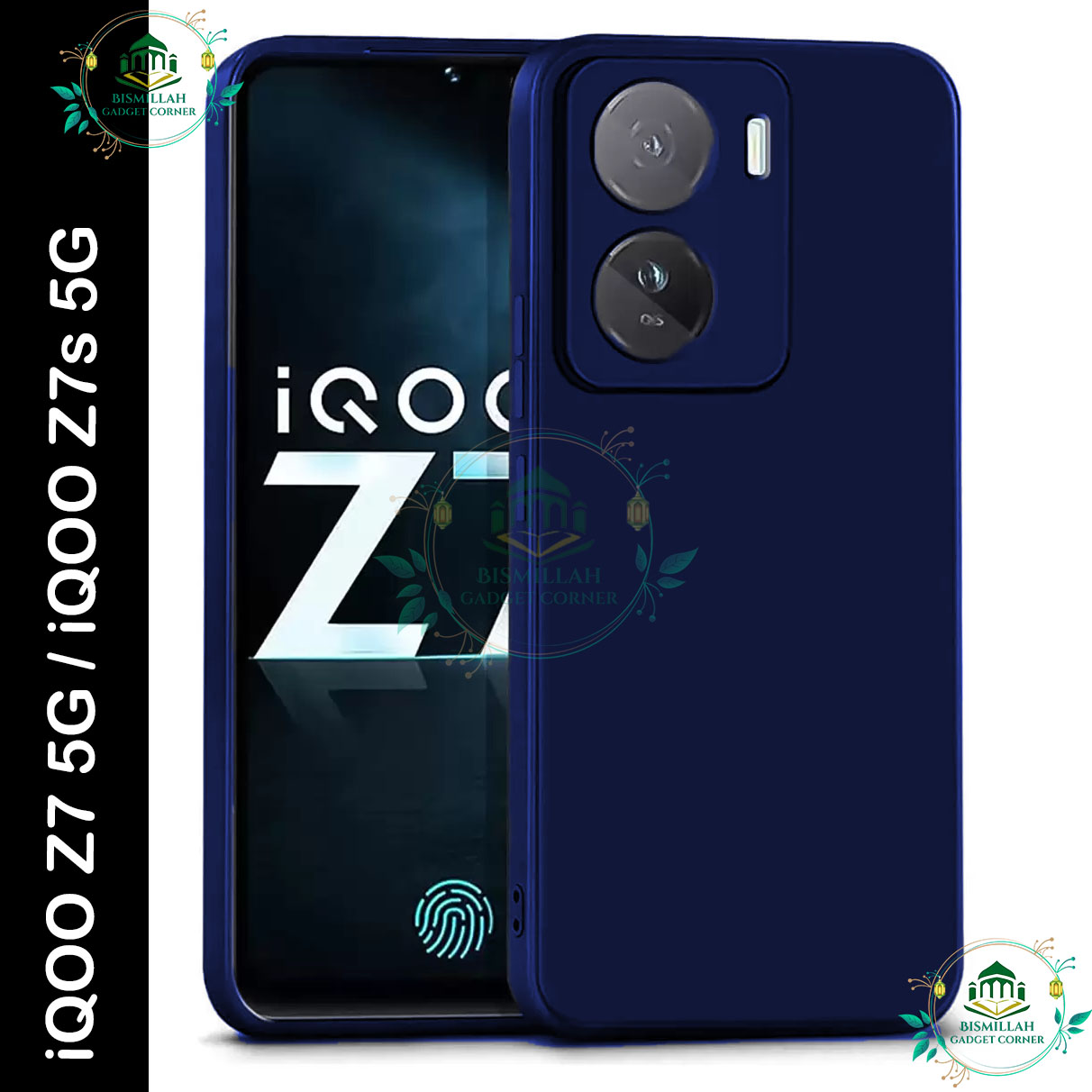 Picture of Premium Liquid Silicone Phone case for iQOO Z7 5G / iQOO Z7s 5G Liquid Silicon Mobile Back Case Soft Silicone Phone Cover - মোবাইল ফোন - Phoneo