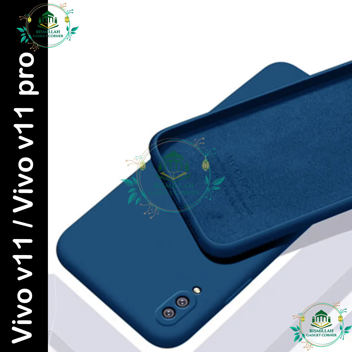 Picture of Premium Liquid Silicone Phone case for Vivo v11 / Vivo v11 pro Liquid Silicon Mobile Back Case Soft Silicone Phone Cover - মোবাইল ফোন - Phoneo