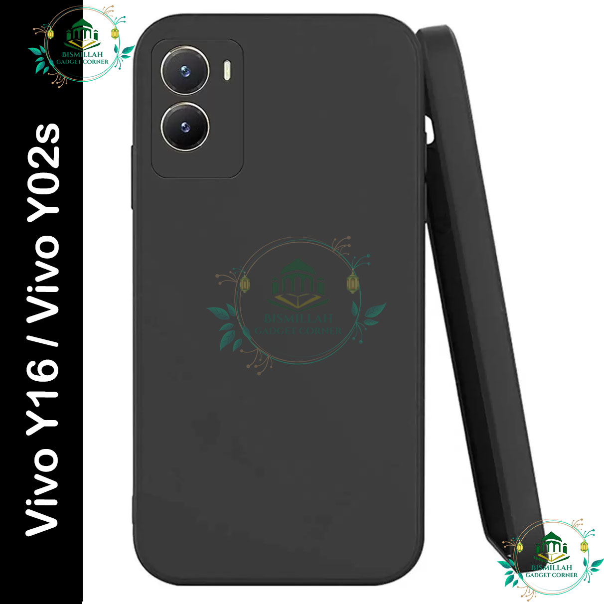 Picture of Premium Liquid Silicone Phone case for Vivo Y16 / Vivo Y02s  Liquid Silicon Mobile Back Case Soft Silicone Phone Cover - মোবাইল ফোন - Phoneo