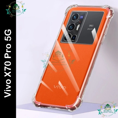 Picture of Transparent back cover For vivo x70 pro 5g Luxury transparent Protect Back Cover Soft Case