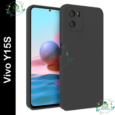 Picture of Premium Liquid Silicone Phone case for Vivo Y15S Liquid Silicon Mobile Back Case Soft Silicone Phone Cover - মোবাইল ফোন - Phoneo