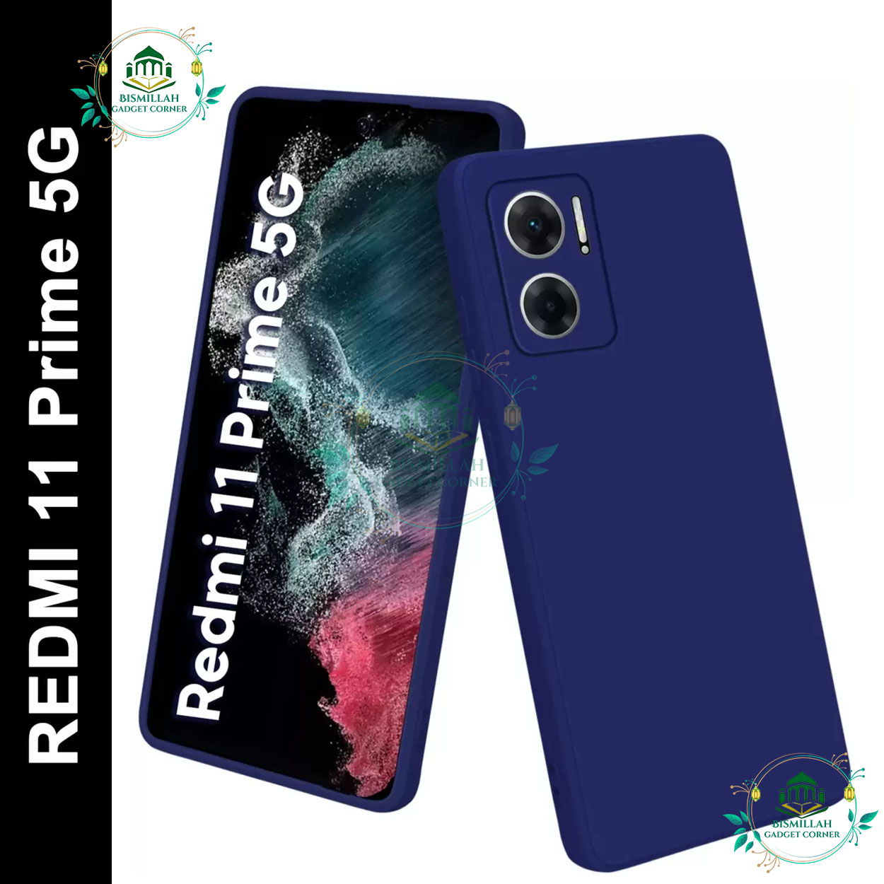 Picture of Premium Liquid Silicone Phone case for Xiaomi Redmi 11 Prime 5G Liquid Silicon Mobile Back Case Soft Silicone Phone Cover - মোবাইল ফোন - Phoneo