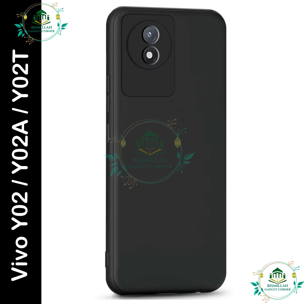 Picture of Premium Liquid Silicone Phone case for Vivo Y02 / Vivo Y02A / Vivo Y02T Liquid Silicon Mobile Back Case Soft Silicone Phone Cover - মোবাইল ফোন - Phoneo