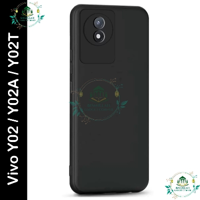 Picture of Premium Liquid Silicone Phone case for Vivo Y02 / Vivo Y02A / Vivo Y02T Liquid Silicon Mobile Back Case Soft Silicone Phone Cover - মোবাইল ফোন - Phoneo
