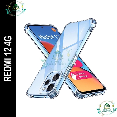 Picture of Transparent back cover For Xiaomi Redmi 12 4G Luxury transparent Protect Back Cover Soft Case