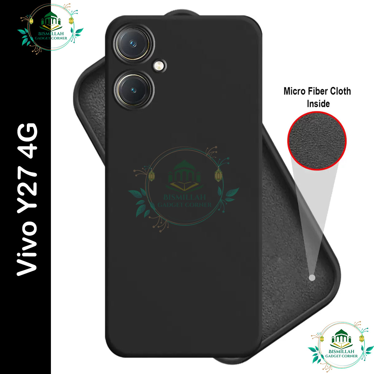 Picture of Premium Liquid Silicone Phone case for Vivo Y27 4G Liquid Silicon Mobile Back Case Soft Silicone Phone Cover - মোবাইল ফোন - Phoneo