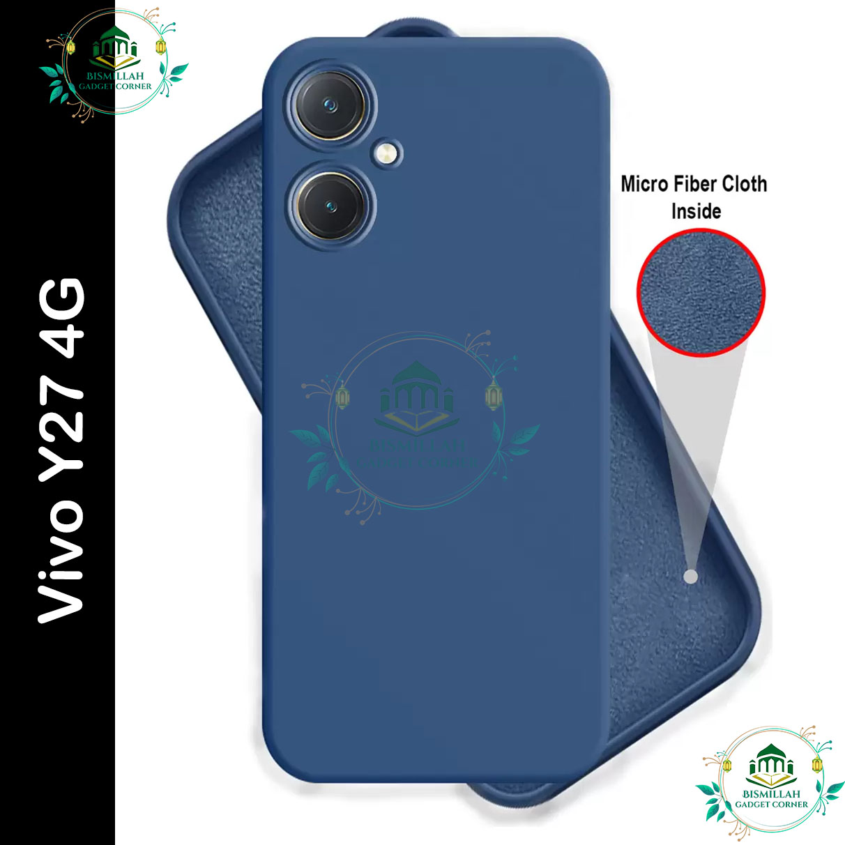 Picture of Premium Liquid Silicone Phone case for Vivo Y27 4G Liquid Silicon Mobile Back Case Soft Silicone Phone Cover - মোবাইল ফোন - Phoneo