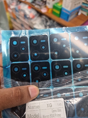 Picture of Realme Narzo 50A prime Main Rear Camera Glass Lens Dual Camera (Not Camera Protector)