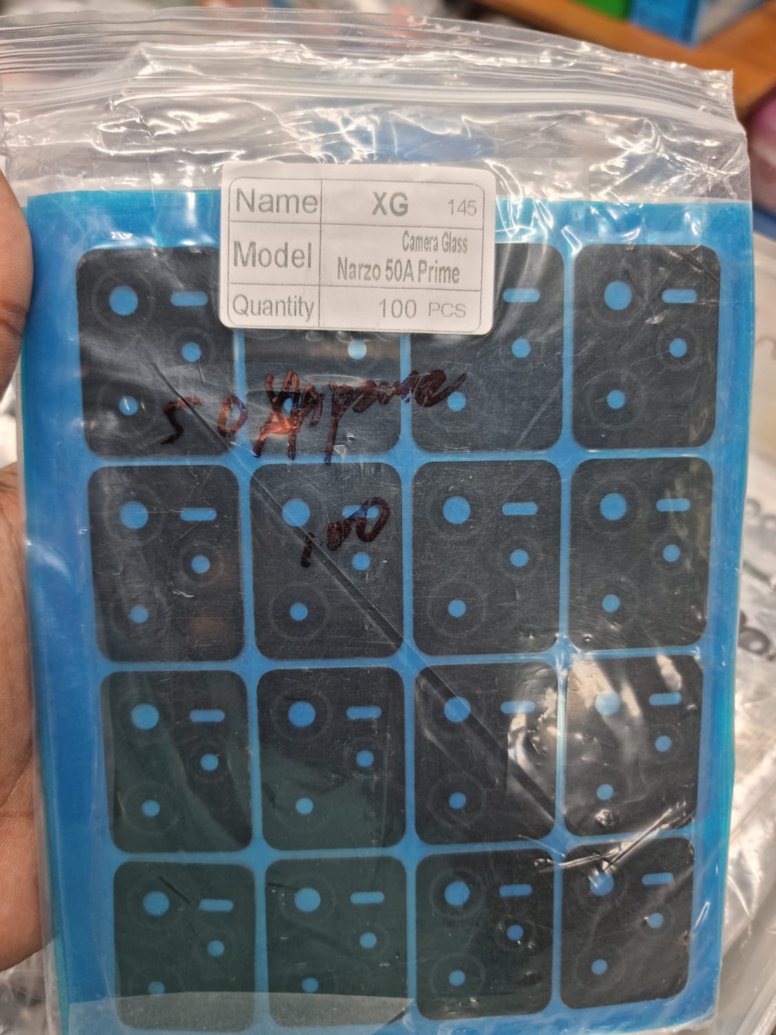 Picture of Realme Narzo 50A prime Main Rear Camera Glass Lens Dual Camera (Not Camera Protector)