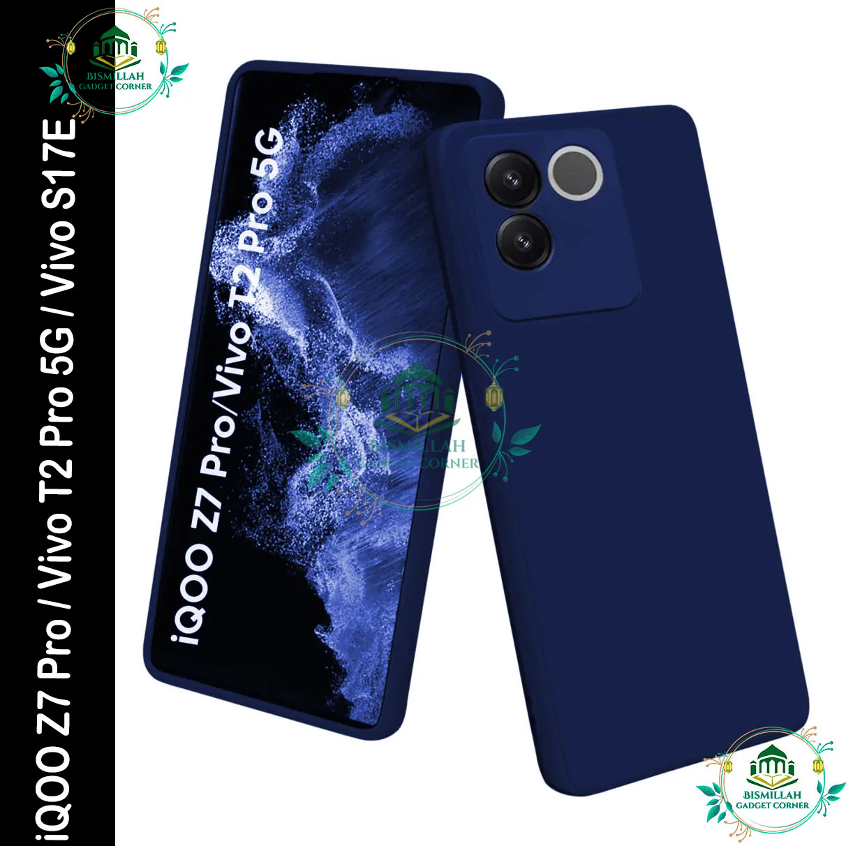 Picture of Premium Liquid Silicone Phone case for iQOO Z7 Pro / Vivo T2 Pro 5G / Vivo S17e Liquid Silicon Mobile Back Case Soft Silicone Phone Cover