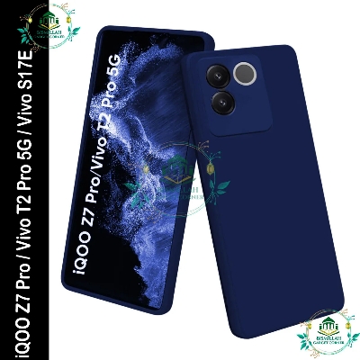 Picture of Premium Liquid Silicone Phone case for iQOO Z7 Pro / Vivo T2 Pro 5G / Vivo S17e Liquid Silicon Mobile Back Case Soft Silicone Phone Cover