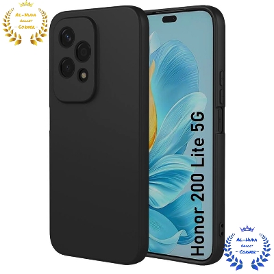 Picture of Shockproof & Transparent Crystal Clear Back Cover Case / Matte Protective Lens Flexible Back Cover for Honor 200 Lite 5G | Slim Silicone Cover with Soft Lining Shockproof Full Body Bumper Case
