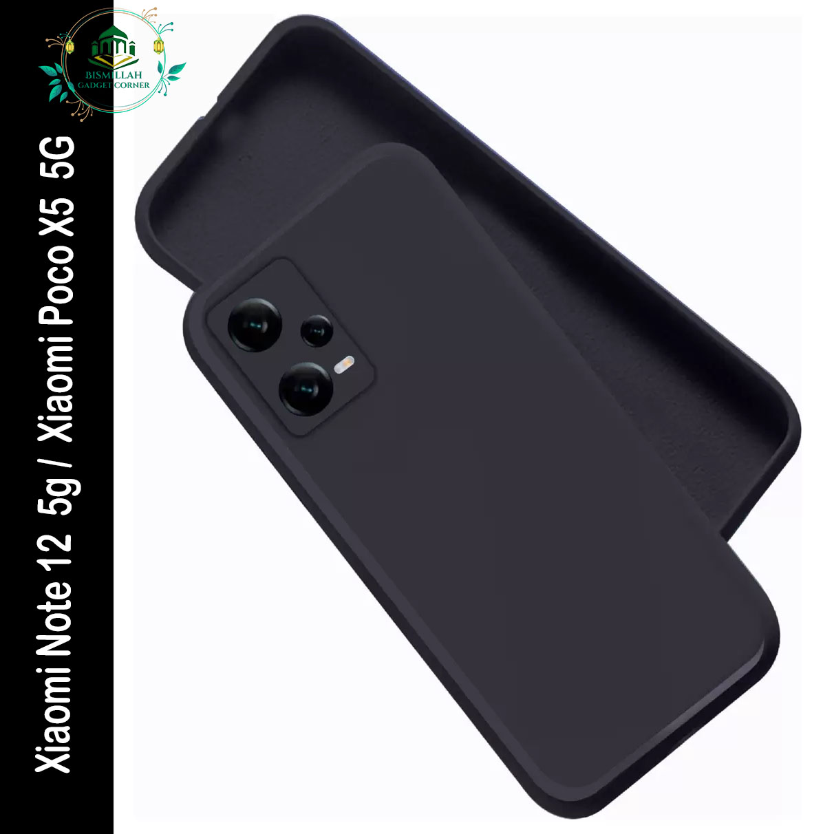 Picture of Premium Liquid Silicone Phone case for Xiaomi Note 12  5g /  Xiaomi Poco X5  5G Liquid Silicon Mobile Back Case Soft Silicone Phone Cover - মোবাইল ফোন - Phoneo