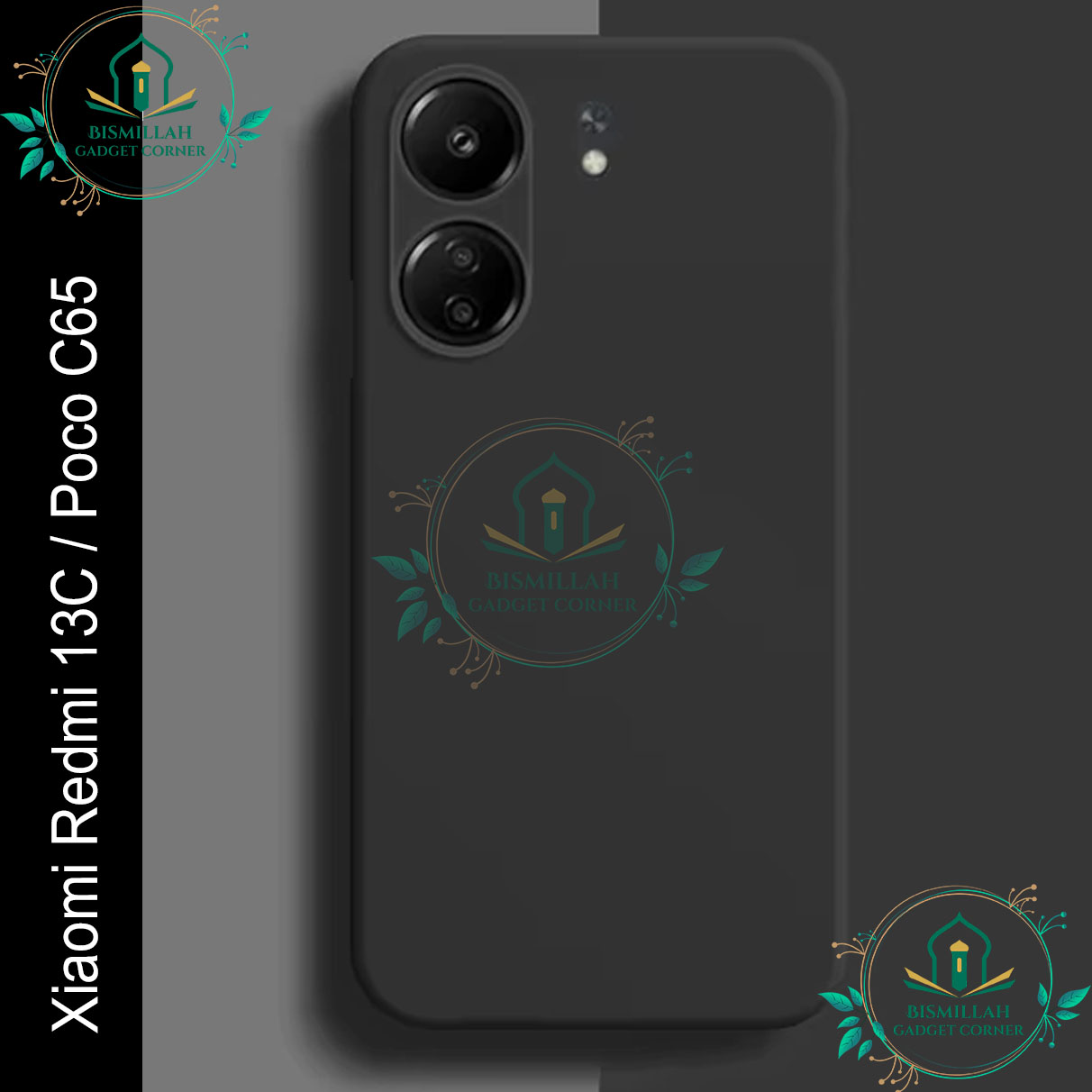 Picture of Original Premium Liquid Silicone Phone case for Xiaomi Redmi 13C / Xiaomi Poco C65 Liquid Silicon Mobile Back Case Soft Silicone Phone Cover