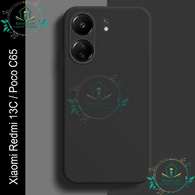 Picture of Original Premium Liquid Silicone Phone case for Xiaomi Redmi 13C / Xiaomi Poco C65 Liquid Silicon Mobile Back Case Soft Silicone Phone Cover