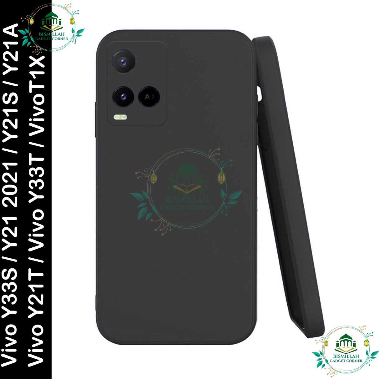 Picture of Premium Liquid Silicone Phone case for Vivo Y21e / Vivo Y33S / Vivo Y21 2021 / Vivo Y21S / Vivo Y21A / Vivo Y21T / Vivo Y33T / Vivo T1X Liquid Silicon Mobile Back Case Soft Silicone Phone Cover