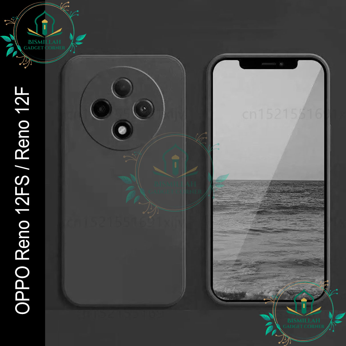 Picture of Original Premium Liquid Silicone Phone case for OPPO Reno12FS 5G / OPPO Reno12 F 5G  Liquid Silicon Mobile Back Case Soft Silicone Phone Cover