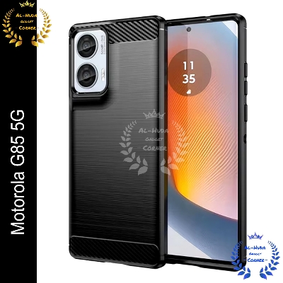 Picture of Original Spigen cover For Motorola Moto G85 5G Carbon Fiber Back cover Soft Slim Fashion Non-Slip Protective Carbon Fiber Phone Case