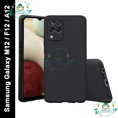 Picture of Premium Liquid Silicone Phone case for Samsung Galaxy A12/ Samsung Galaxy M12 / Samsung Galaxy F12 Liquid Silicon Mobile Back Case Soft Silicone Phone Cover - মোবাইল ফোন - Phoneo