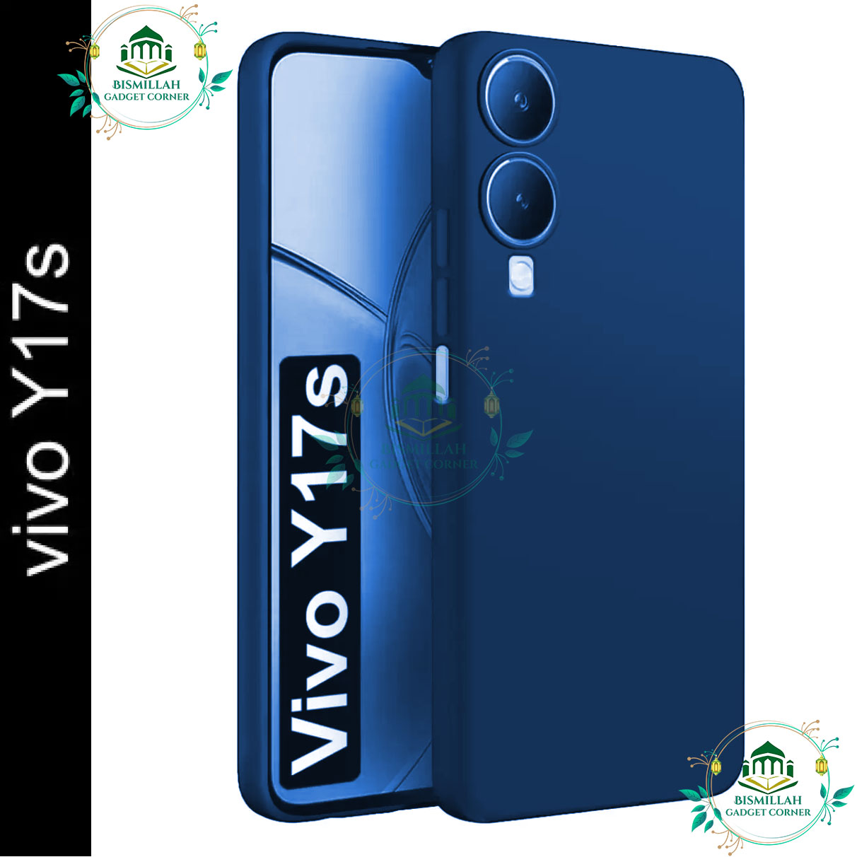 Picture of Premium Liquid Silicone Phone case for Vivo Y17s Liquid Silicon Mobile Back Case Soft Silicone Phone Cover - মোবাইল ফোন - Phoneo