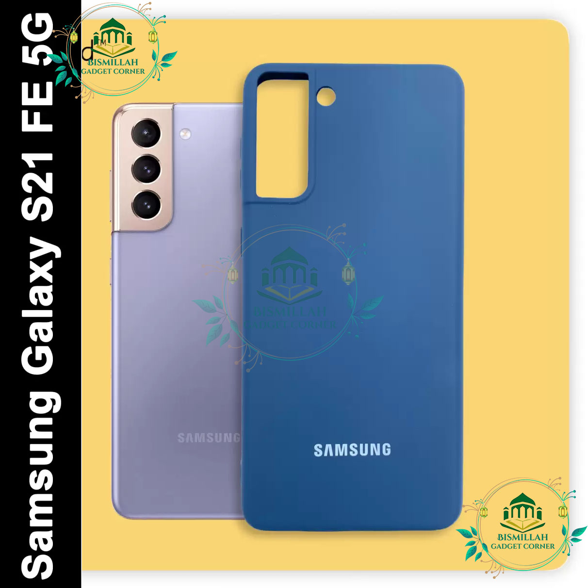 Picture of Premium Liquid Silicone Phone case for Samsung Galaxy S21 FE 5G ( S21FE ) Liquid Silicon Mobile Back Case Soft Silicone Phone Cover - মোবাইল ফোন - Phoneo