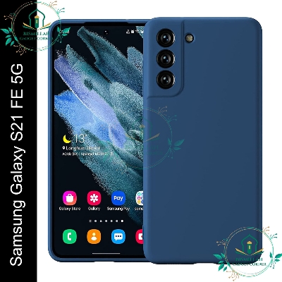 Picture of Premium Liquid Silicone Phone case for Samsung Galaxy S21 FE 5G ( S21FE ) Liquid Silicon Mobile Back Case Soft Silicone Phone Cover - মোবাইল ফোন - Phoneo