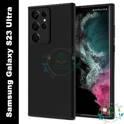 Picture of Premium Liquid Silicone Phone case for Samsung Galaxy S23 Ultra Liquid Silicon Mobile Back Case Soft Silicone Phone Cover - মোবাইল ফোন - Phoneo